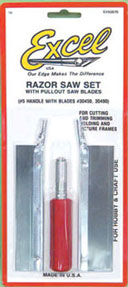 Dollhouse Miniature Razor Saw Set